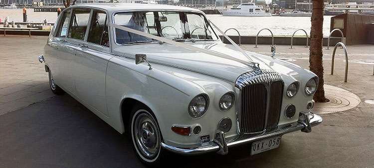 White Daimler Royal Limousine